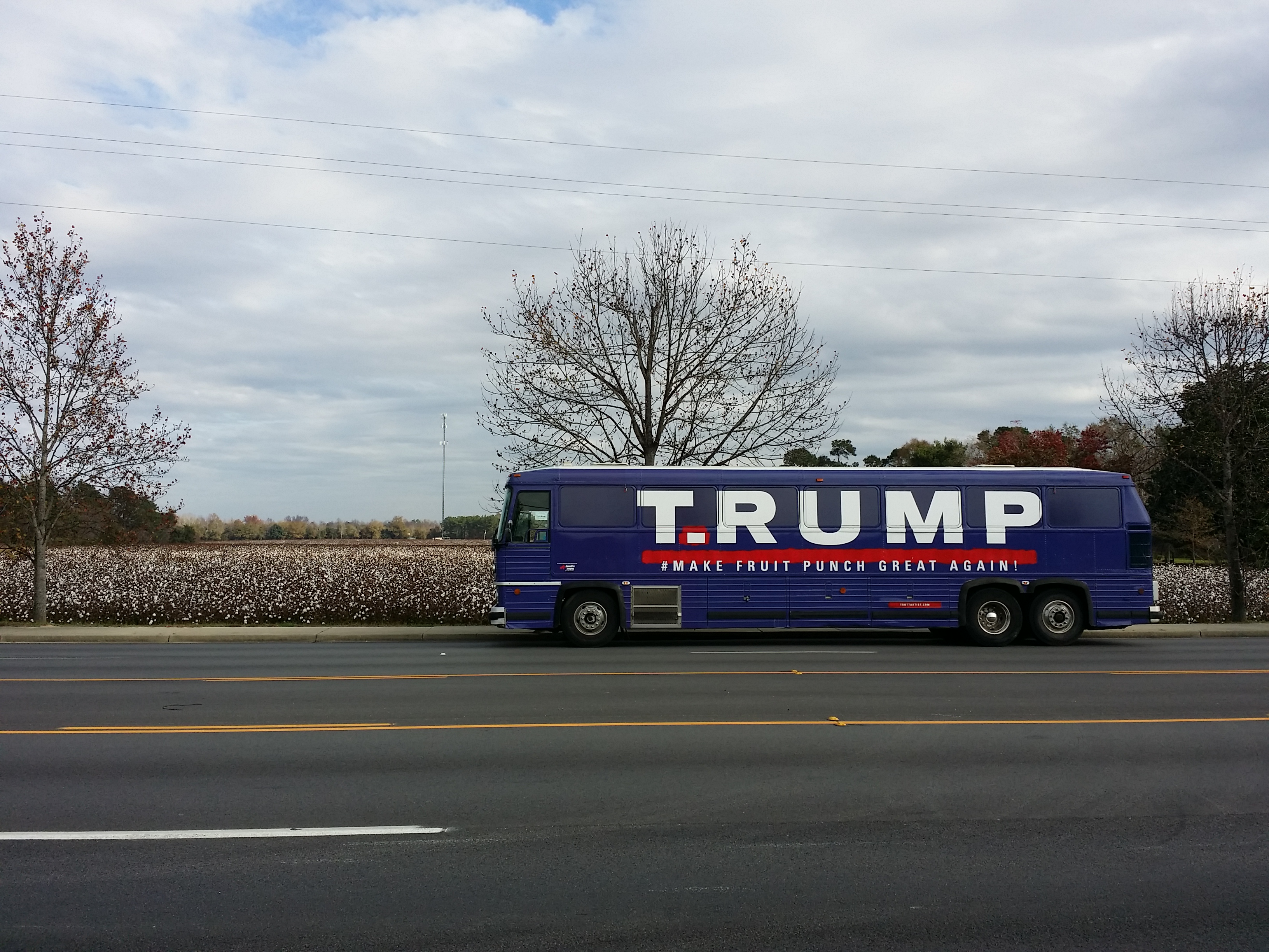 T.RUMP Bus heads home - South Carolina